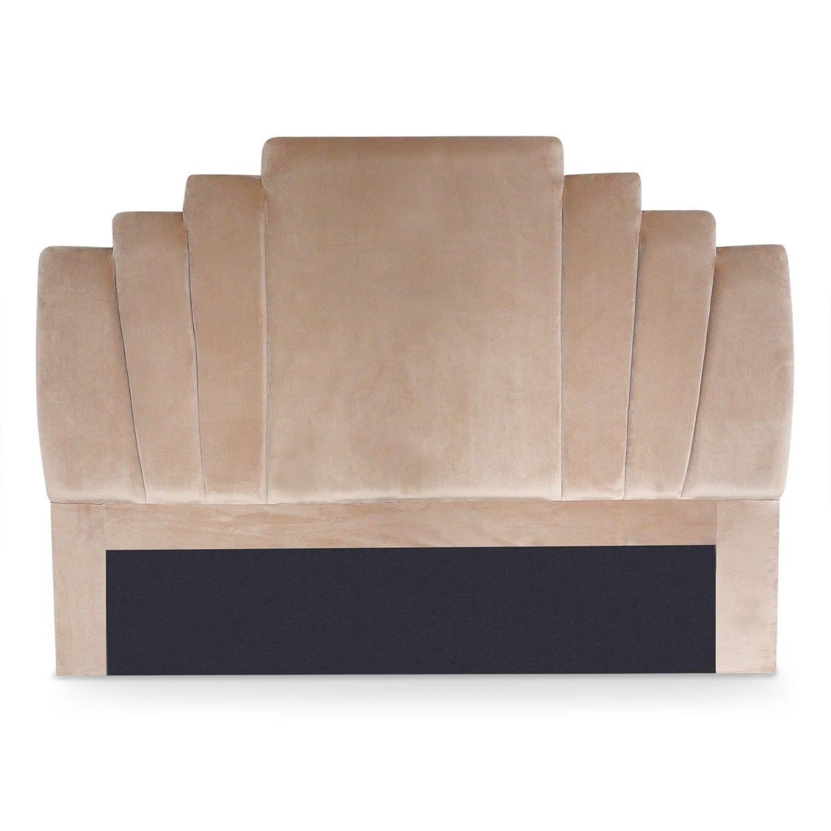 Tête de lit Arena 160 cm Velours Taupe