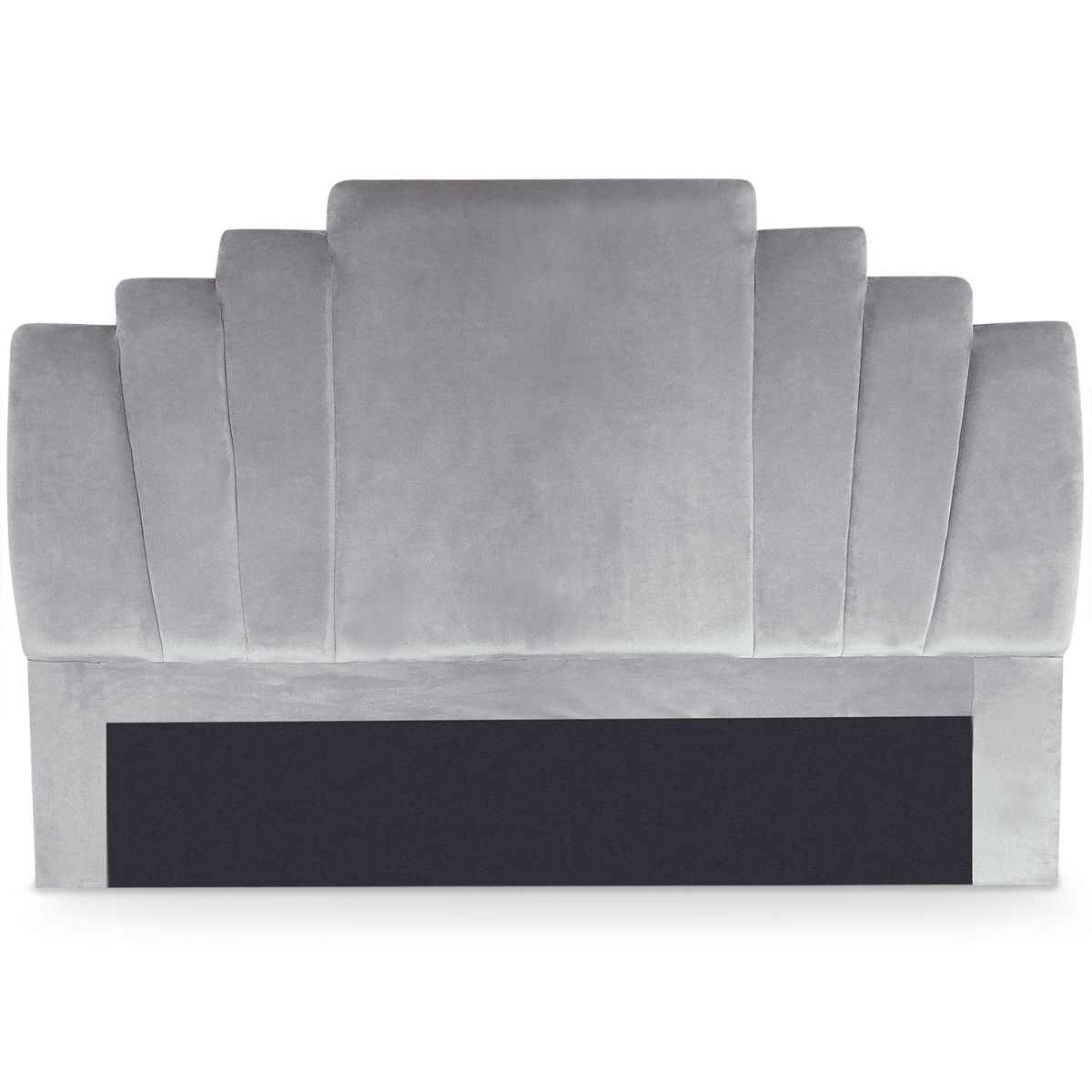 Tête de lit Arena 180 cm Velours Argent