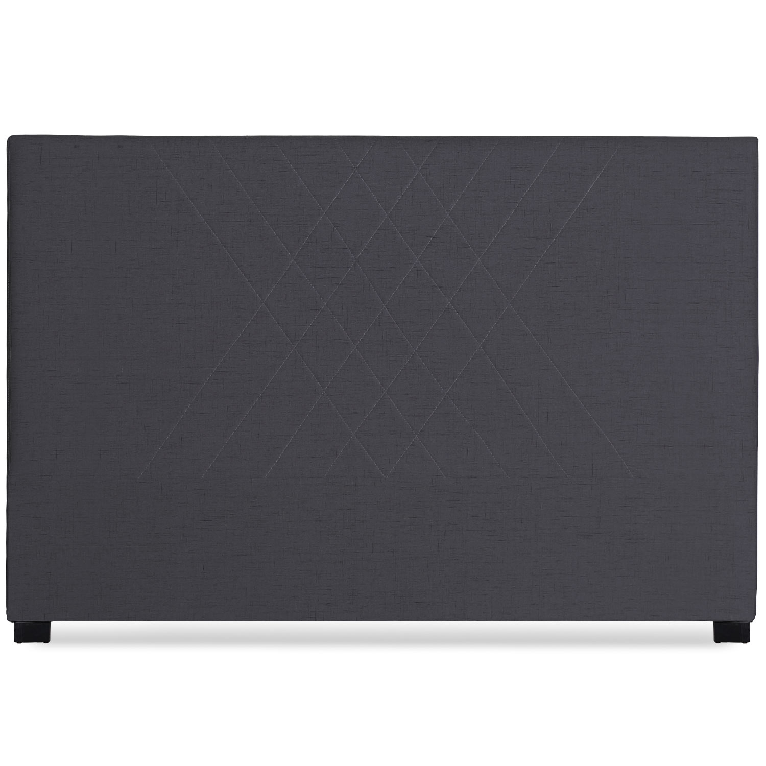 Tête de lit Diam 180cm Tissu Gris Foncé