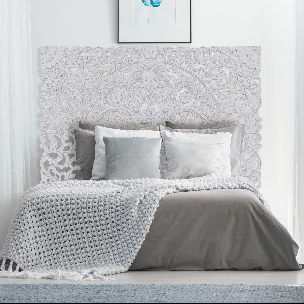 Tête de lit Serena 180cm Bois Blanc