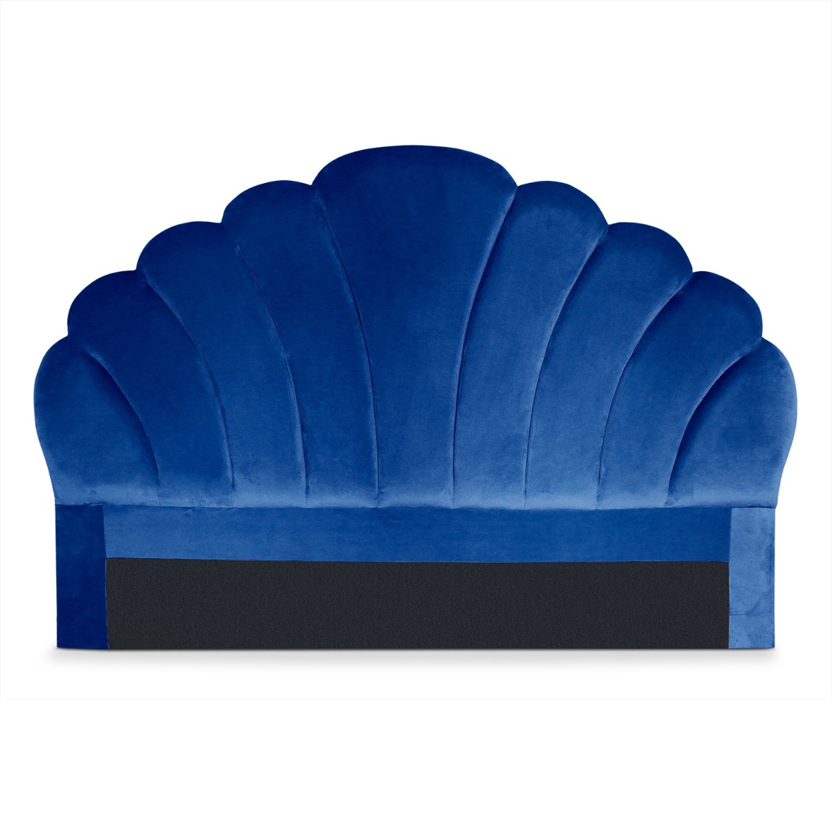 Tête de lit Mermaid 160 cm Velours Bleu