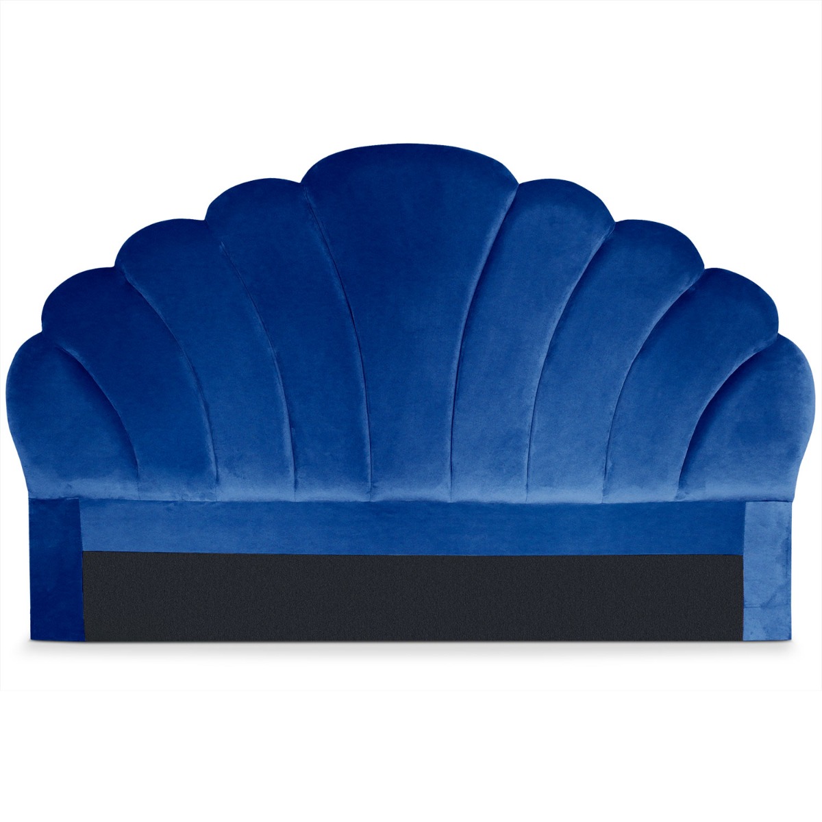 Tête de lit Mermaid 180 cm Velours Bleu