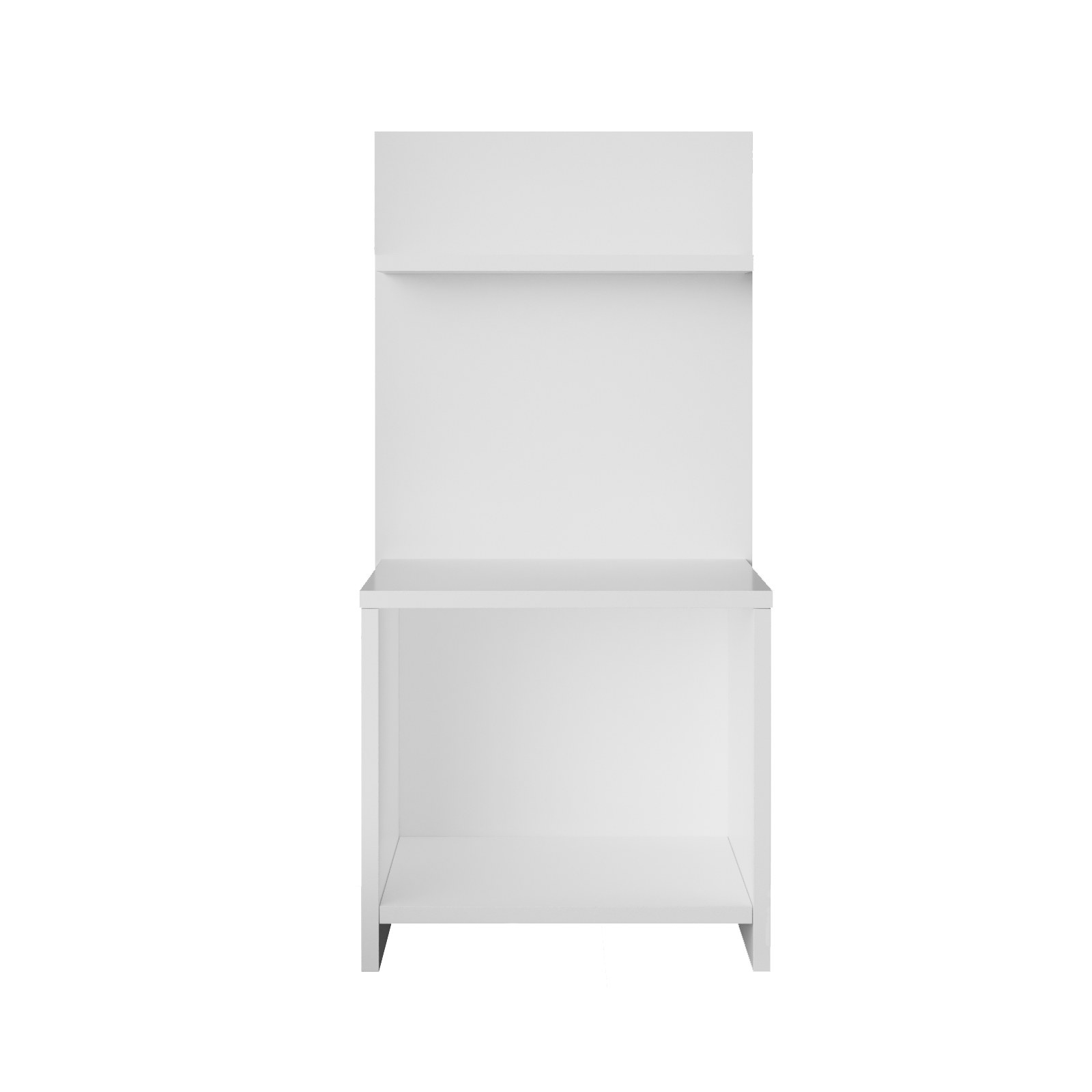 Table de chevet Wasat L44,5xH90cm Blanc